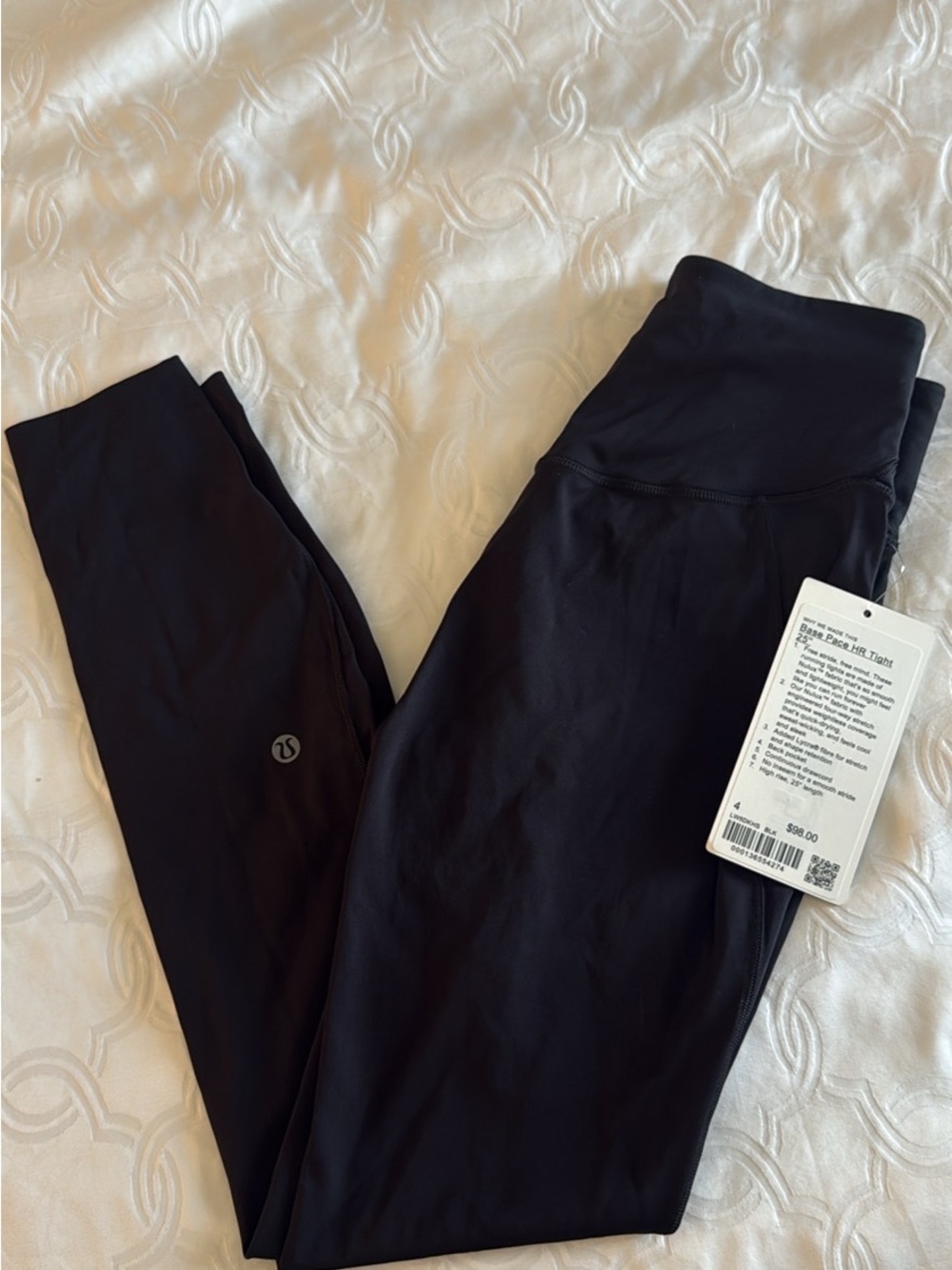 Lululemon Base Pace High-Rise Black Leggings